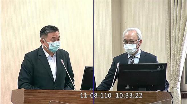 外传清大校友会与陆共设「清华海峡研究院」，在台从事技术研发与揽才，国安局副局长表示国安局都有所掌握。(取自立法院直播画面)