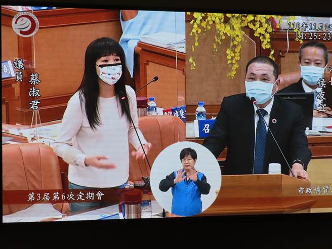 林口阿姨陈情违法资收场罚不怕 侯友宜：强拆并送法办。（叶德正摄）