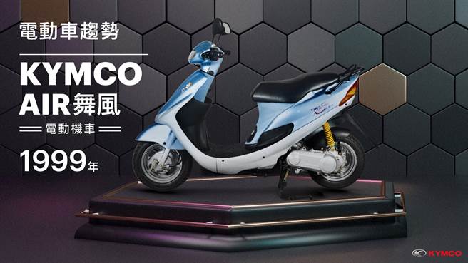 早在1999年，光陽就推出了第一台電動機車，至今超過二十年。(圖/KYMCO提供)