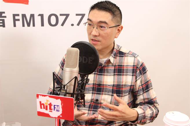 基隆市長參選人謝國樑表示，如果立委蔡適應宣布參選市長，違背自己說過的話要先道歉。（Hit Fm提供／陳彩玲基隆傳真）