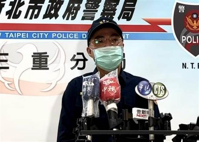 三重警分局副分局長許清事說明（戴上容攝）