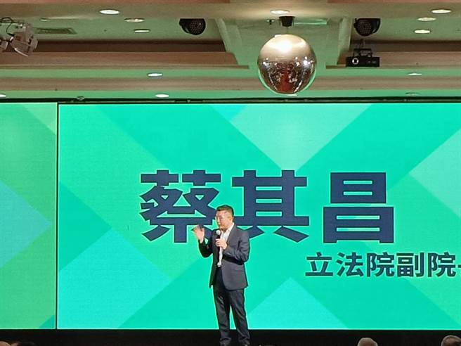 立法院副院長蔡其昌將出任林靜儀後援會總會長。（陳淑娥攝）