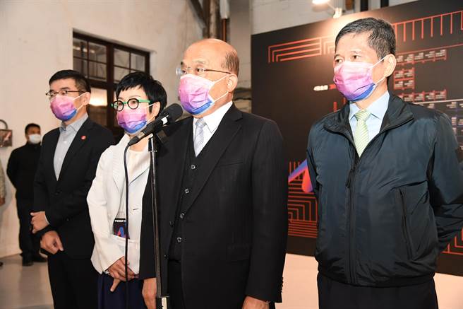 行政院长苏贞昌今出席TCCF创意内容大会。（行政院提供）
