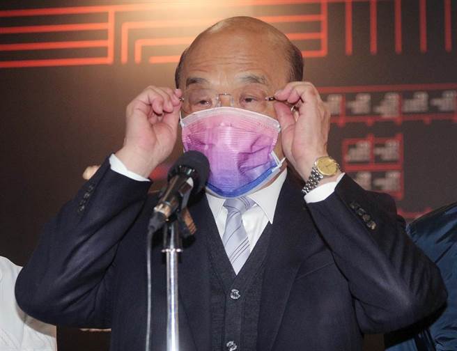 针对国民党主席朱立伦「下驷对上驷」一说，苏贞昌回击表示，用马来比喻人的是国民党，请朱立伦带出来让他看看，「哪只马听得懂人话？」（范扬光摄）
