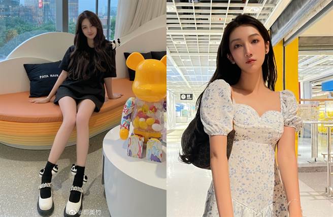 都美竹外型亮丽。（图／翻摄自都美竹微博）