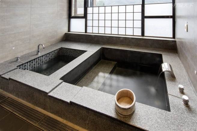 观景汤屋汤池（图片提供：大板根森林温泉酒店）