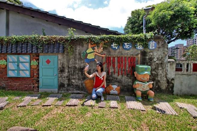 富有巧思的Q版裝置藝術，滿足喜愛拍照的心。(圖/行遍天下)