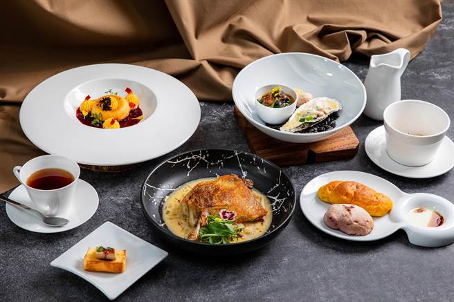 北投老爷1780元品味法式套餐。（北投老爷酒店提供）