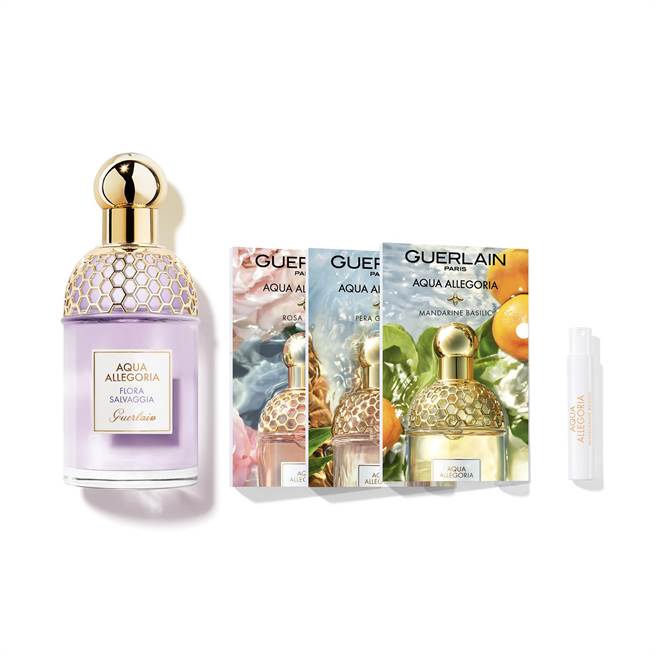 嬌蘭官網雙11選購任1花草水語淡香水75ml，加贈3支針管香水。(嬌蘭提供)