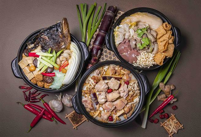 台北凯达家宴中餐厅暖冬极品风味锅。（凯达提供）