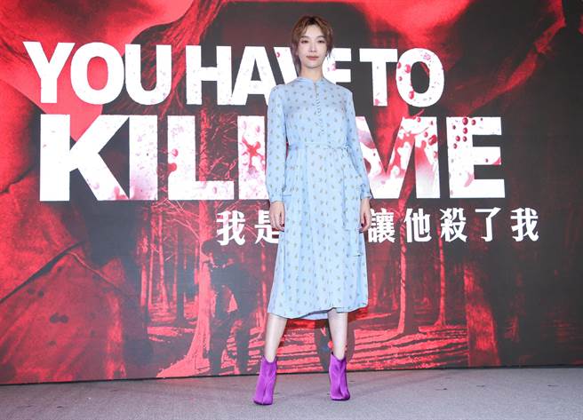 蔡淑臻在《我是自願讓他殺了我》有精彩演出。（陳俊吉攝）