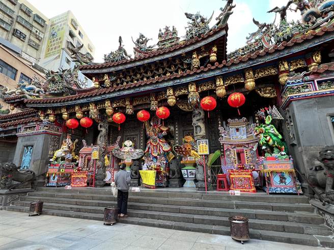 建廟277年的桃園大廟景福宮。(蔡依珍攝)
