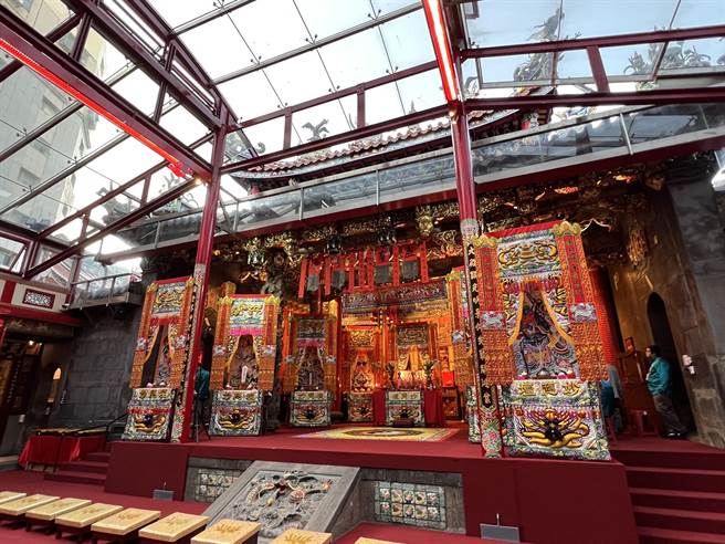 建廟277年的桃園大廟景福宮。(蔡依珍攝)