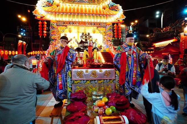 桃園大廟景福宮建醮遵循正統道教科儀。(廟方提供／蔡依珍桃園傳真)