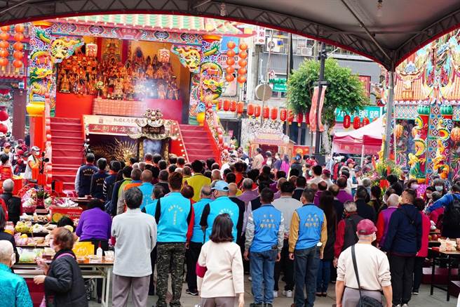 桃園大廟景福宮建醮遵循正統道教科儀。(廟方提供／蔡依珍桃園傳真)