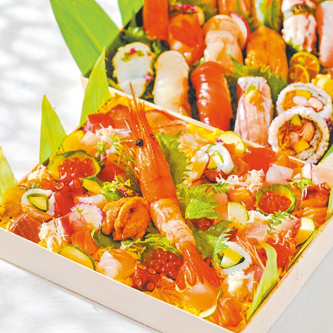 极特上海鲜双飨盛合。（台北晶华酒店提供）