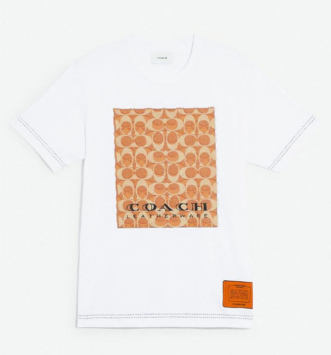 COACH有機棉錯視畫T恤，5900元。（COACH提供）