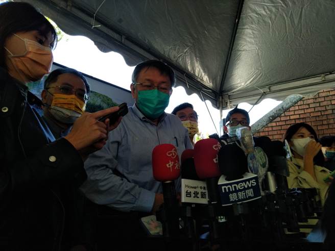 台北市长柯文哲。（黄婉婷摄）