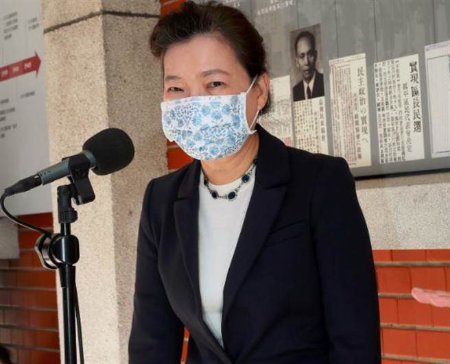 经济部长王美花。（刘宗龙摄）