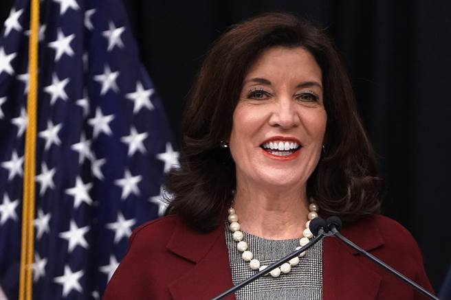 纽约州长侯可（Kathy Hochul）。(图/路透社)