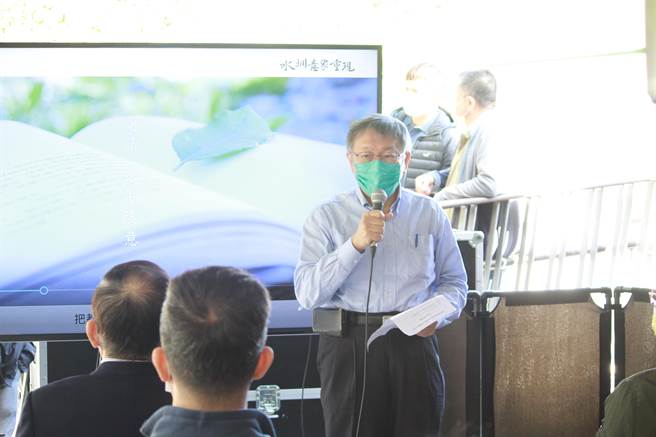 台北市長柯文哲。（黃婉婷攝）