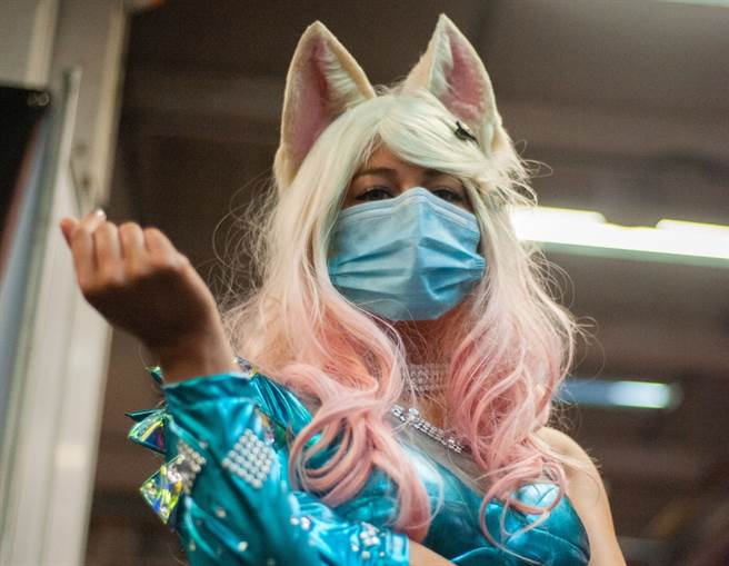 Cosplayer装扮成《英雄联盟》游戏中的人物。（达志影像）