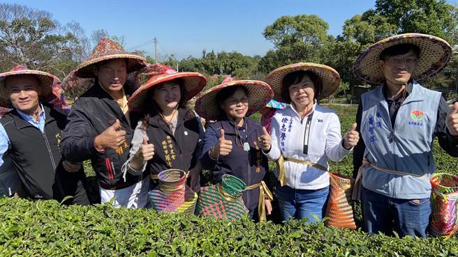 頭份市長羅雪珠歡迎大家13、14兩天來頭份參加熱鬧的菁採茶歌節。（頭份市公所提供／謝明俊苗栗傳真）