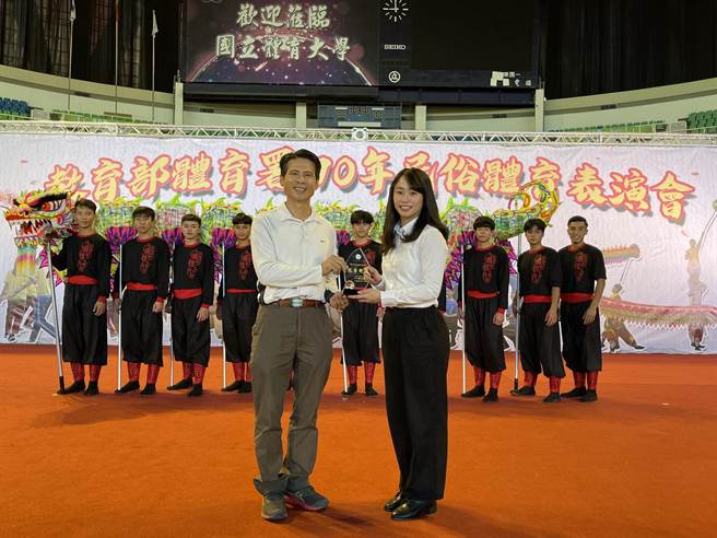 首届教育部体育署民俗体育表演会，集结6校共126位民俗体育好手一展身手。（体育大学提供／陈梦茹桃园传真）