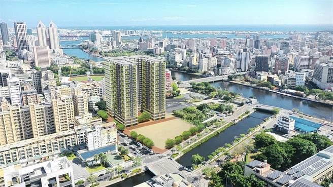 高雄城中城大樓經過鑑定後，遭認定耐震力不足，有危害公共安全之虞，高市府決定依法拆除大樓，未來打造為公園，並選定七賢國中舊校址做為區段徵收抵價地及社宅基地。（高市府都發局提供／洪浩軒高雄傳真）