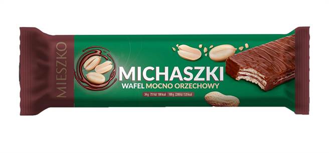 OK美仕格花生威化牛奶巧克力，25元。（OK提供）