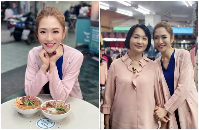 楊千霈和楊媽媽推廣萬華商圈。（全國中小企業總會提供）