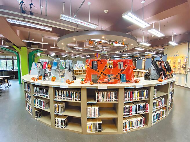 北大高中圖書館是一座結合在地客家意象的4層樓建物，用圓形空間結構融入時間迴廊概念，營造感恩過去、活在當下、迎向未來的學習旅程。（新北市教育局提供／陳慰慈新北傳真）