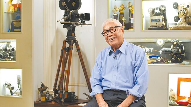 林贊庭獲2021年金馬獎終身成就獎。（國家電影及視聽文化中心提供）