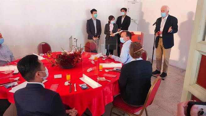 美國聯邦參議員柯寧（John Cornyn）等國會議員赴新竹市參訪。（圖／讀者提供）