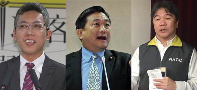 饭局妹掀战，这些绿营男人跟着中枪。（合成图/本报资料照）