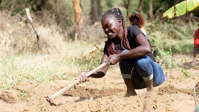 台湾世界展望会认为，气候变迁关乎孩子的未来，因此儿童的声音不该在这个议题上缺席。（展望会提供／林良齐台北传真）