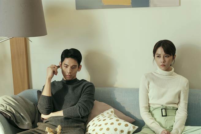 邵雨薇和林柏宏剧中为了孩子问题失和。（瀚草影视提供）