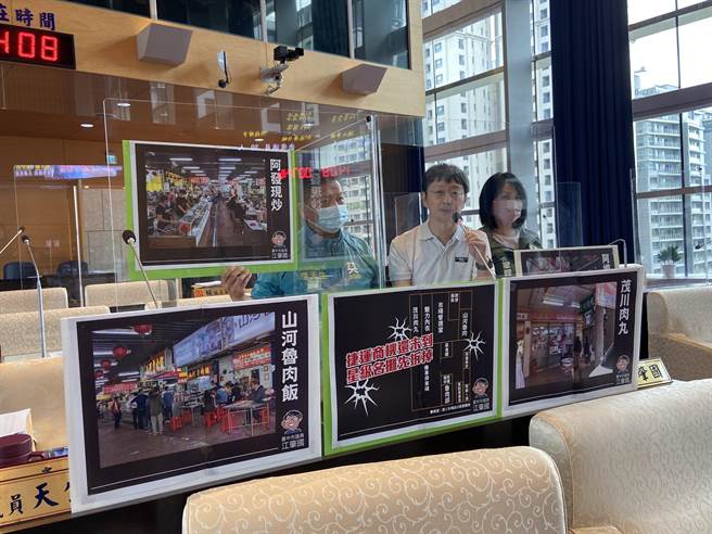 台中市议员忧心第二条捷运蓝线，行经台湾大道的B18站，出口设置在第二市场，连续两年获米其林必比登推介的名店可能被迫迁离。（卢金足摄） 