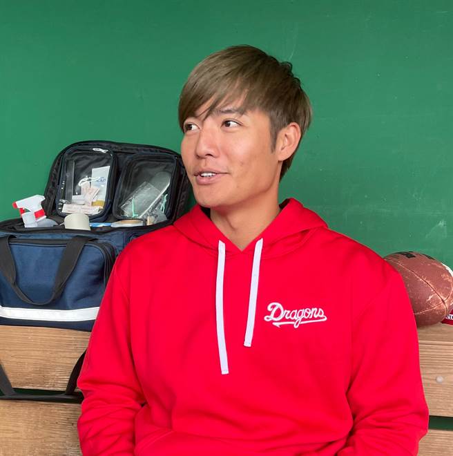 味全龙队王维中。（毛琬婷摄）