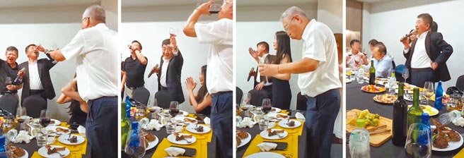 中央流行疫情指挥中心指挥官陈时中，遭爆去年6月15日与正崴集团董事长郭台强等人宴饮高歌。（摘自网路）（饮酒过量，有害健康）