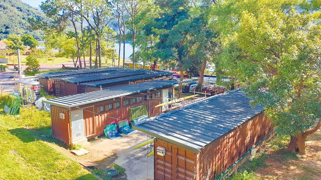 阿姆坪水上运动训练基地统包工程11日完工，设有行政、餐饮、住宿及设备空间，预计明年启用。（赖佑维摄）