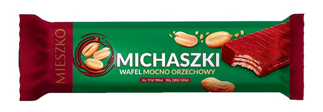 OK美仕格花生威化牛奶巧克力。（OK提供）