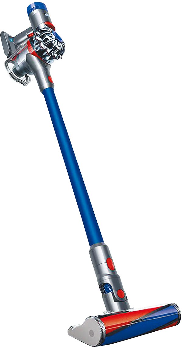 新光三越台北站前店首日独家，OSIM V手天王原价14万8000元、特价9万9800元，67折，首日用skm pay买再送市价1万4900元的dyson V7无线吸尘器(见图)，限量10组。（新光三越提供）