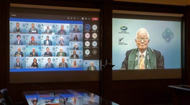 （台積電創辦人張忠謀代表我國出席APEC經濟領袖會議。圖／總統府提供）

