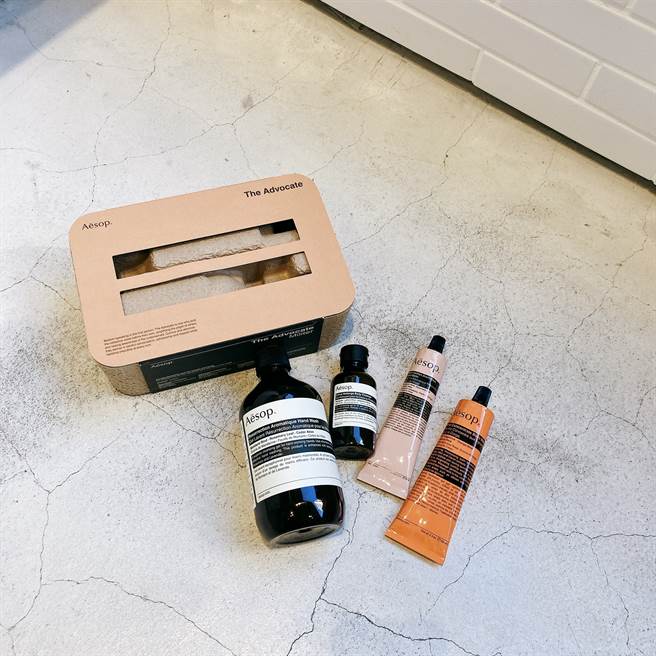 「领航者」对应美国人权公益机构Voice of Witness，提供四款手部及身体的清洁与保湿配方，完美搭配日常使用。（邱映慈摄）