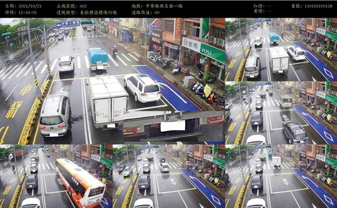 桃园市桃园区、中坜区、大园区，有3处路口15日科技执法设备上路，警方呼吁民眾注意。（警方提供）