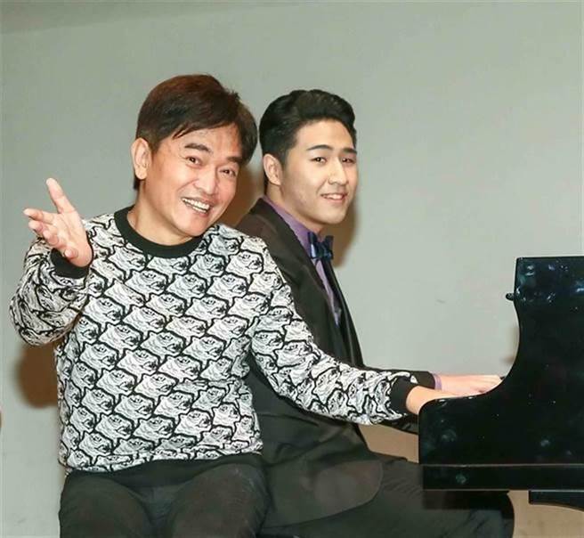 综艺天王吴宗宪和小儿子鹿希派（吴睿轩）。(图/ 取自中时资料库)