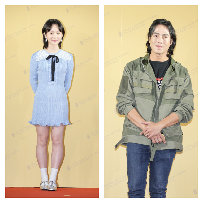 《美国女孩》方郁婷（左）与庄凯勛。（罗永铭摄）