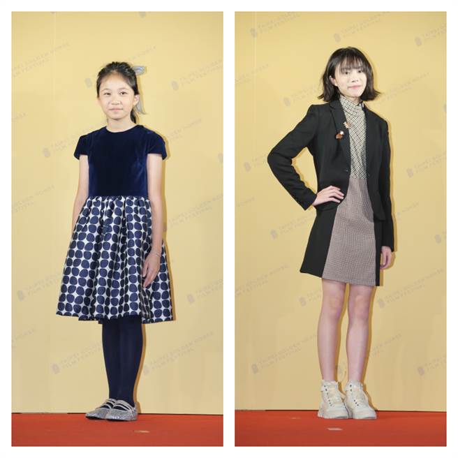 《美国女孩》林品彤（左）与林真亦。（罗永铭摄）