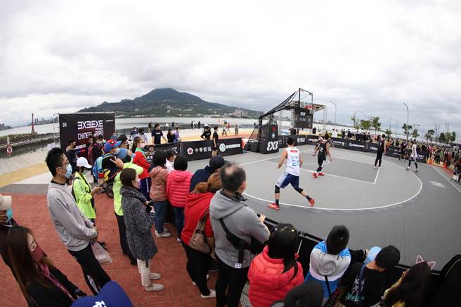 3X3.EXE今天选在淡水金色水岸开打。(3X3.EXE提供)